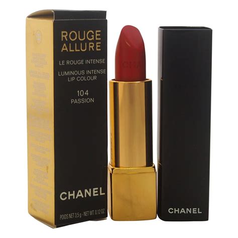 rouge allure chanel 104 passion|Chanel Rouge Allure luminous intense.